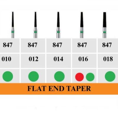 فرز الماسی توربین پروفا Flat End Taper کد 847