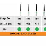 فرز الماسی توربین پروفا Round End Taper کد 856