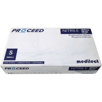 دستکش نیتریل آبی پروسید Proceed