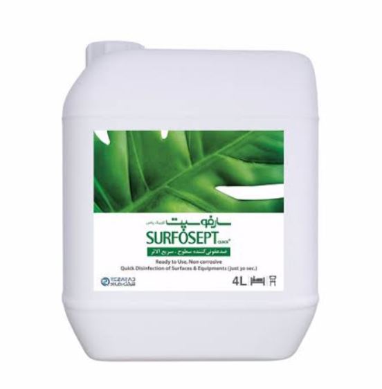 محلول ضدعفونی کننده سطوح سارفوسپت ۴ لیتری Surfosept