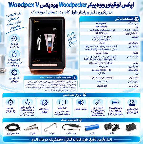 اپکس لوکیتور وودپیکر Woodpecker وودپکس 5 Woodpex V