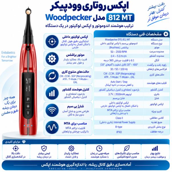 اپکس روتاری وودپیکر Woodpecker مدل 812 MT