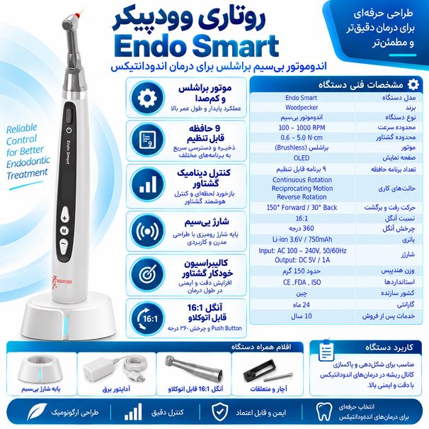 روتاری وودپیکر اندو اسمارت Woodpecker Endo Smart