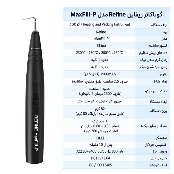 گوتاکاتر ریفاین Refine مدل MaxFill-P